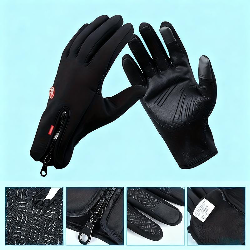 Professional Outdoor Winter Gloves with Touchscreen Capability and Windproof Full-Finger Design for Sports, Travel, and Everyday Use