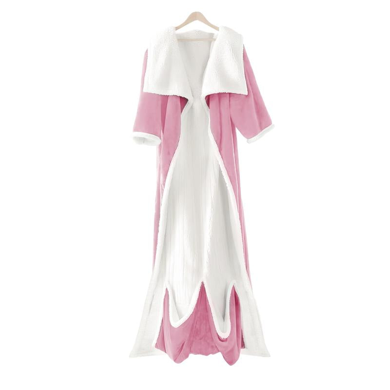 Stay Cozy All Winter Long with the Dailylife Wearable Electric Heated Blanket - Full Body Robe with Foot Pocket & Sleeves, 7 Heat Levels, Auto Shut-Off, and Machine Washable for Ultimate Comfort