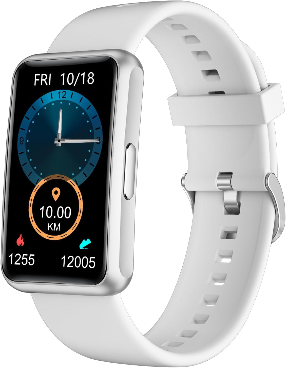 Fitness Tracker - IP68 Waterproof Fitness Watch for Men and Women, Full Touch Screen with Step and Calorie Counter, Sleep Tracker, and Alarm Clocks (Purple)