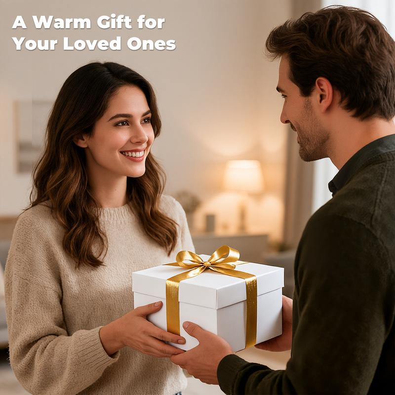 Experience Ultimate Comfort with the TEHANLD Electric Wearable Heated Blanket – Cozy Up with Foot Pockets, Sleeves, and 6 Heat Settings!