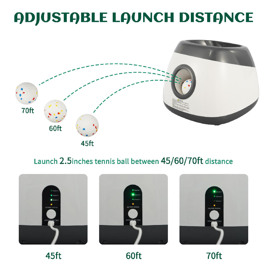 Automatic Dog Ball Launcher - Interactive Fetch Toy for Endless Fun with Your Pup