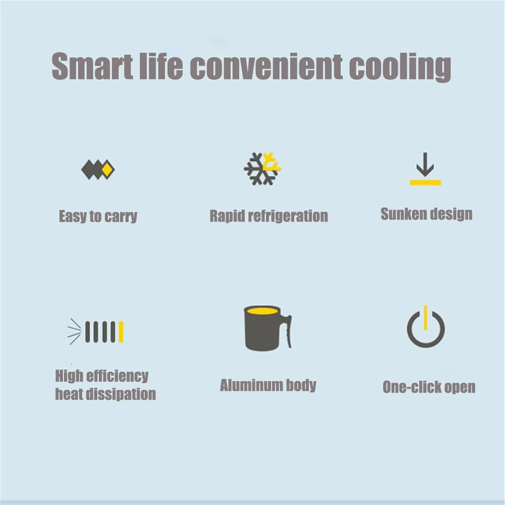 Quick Rink Portable Cooling Cup - The Ultimate Summer Beverage Chiller for Instant Refreshment