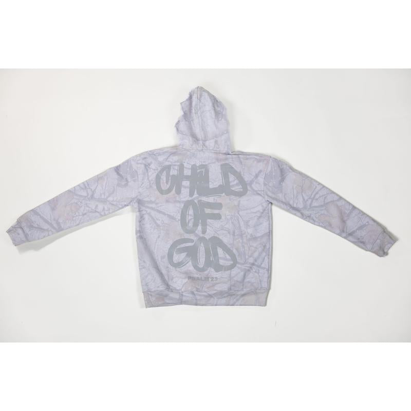 Floral Pattern Child of God Hoodie for Women - Long Sleeve, Comfortable Fit, Perfect for Casual Wear