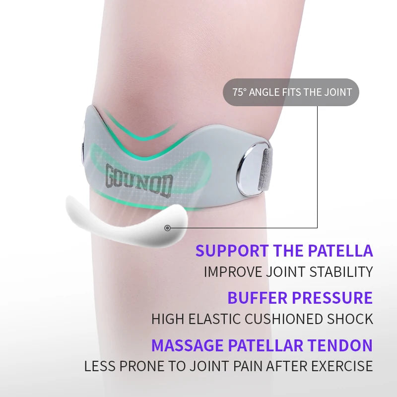 Ultimate Patella Tendon Knee Strap - Pain Relief and Support for Basketball Enthusiasts with Silicone Elasticity