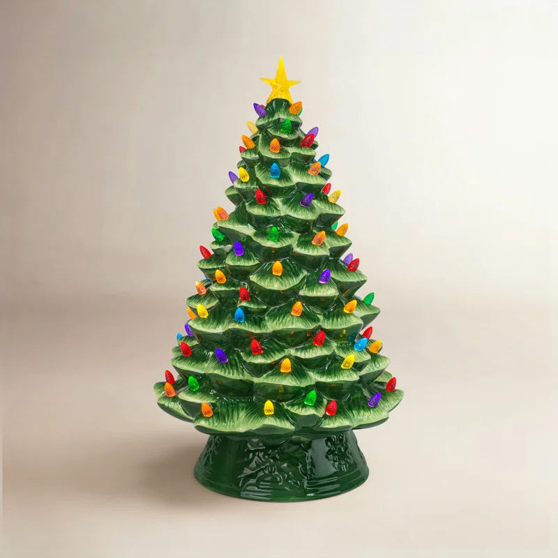 Nostalgic Ceramic Tree - Green