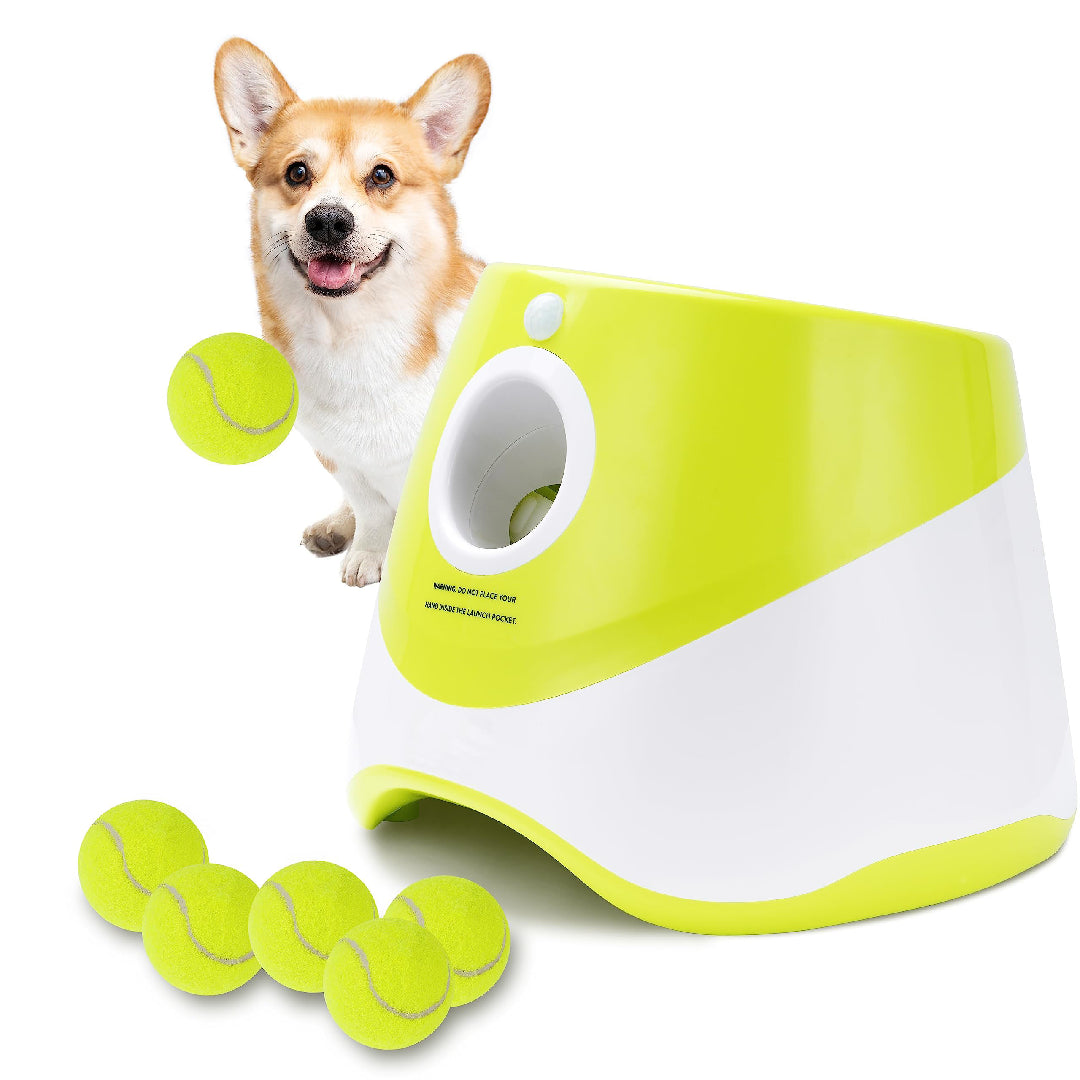 Automatic Dog Ball Launcher - Interactive Fetch Toy for Endless Fun with Your Pup