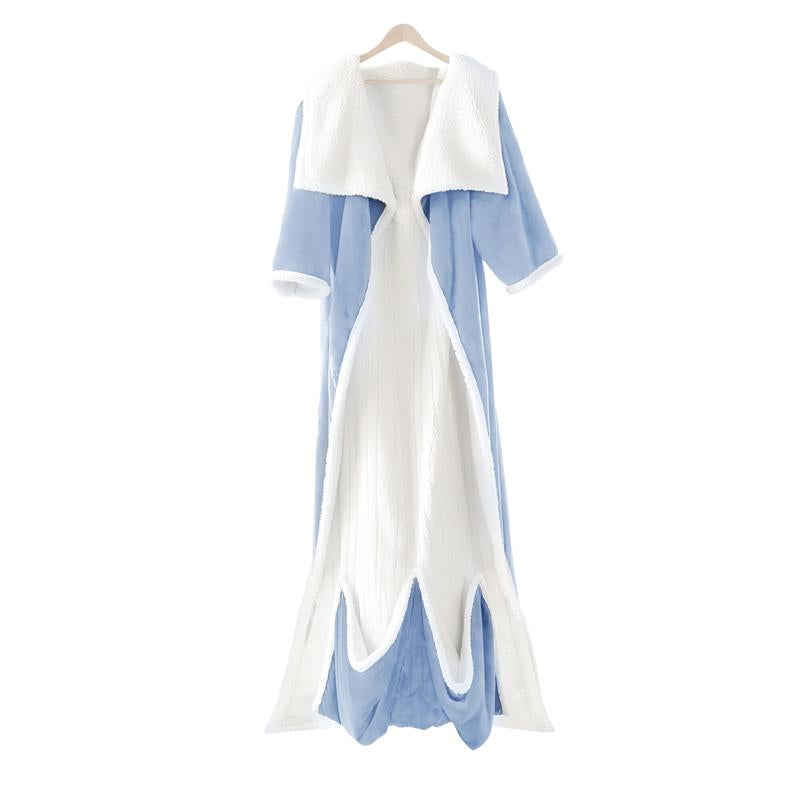 Stay Cozy All Winter Long with the Dailylife Wearable Electric Heated Blanket - Full Body Robe with Foot Pocket & Sleeves, 7 Heat Levels, Auto Shut-Off, and Machine Washable for Ultimate Comfort