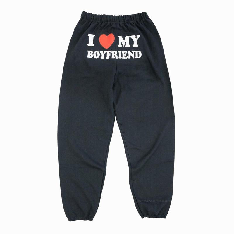 Heart My Boyfriend Sweatpants | Ideal Valentine's Day Gift for Him