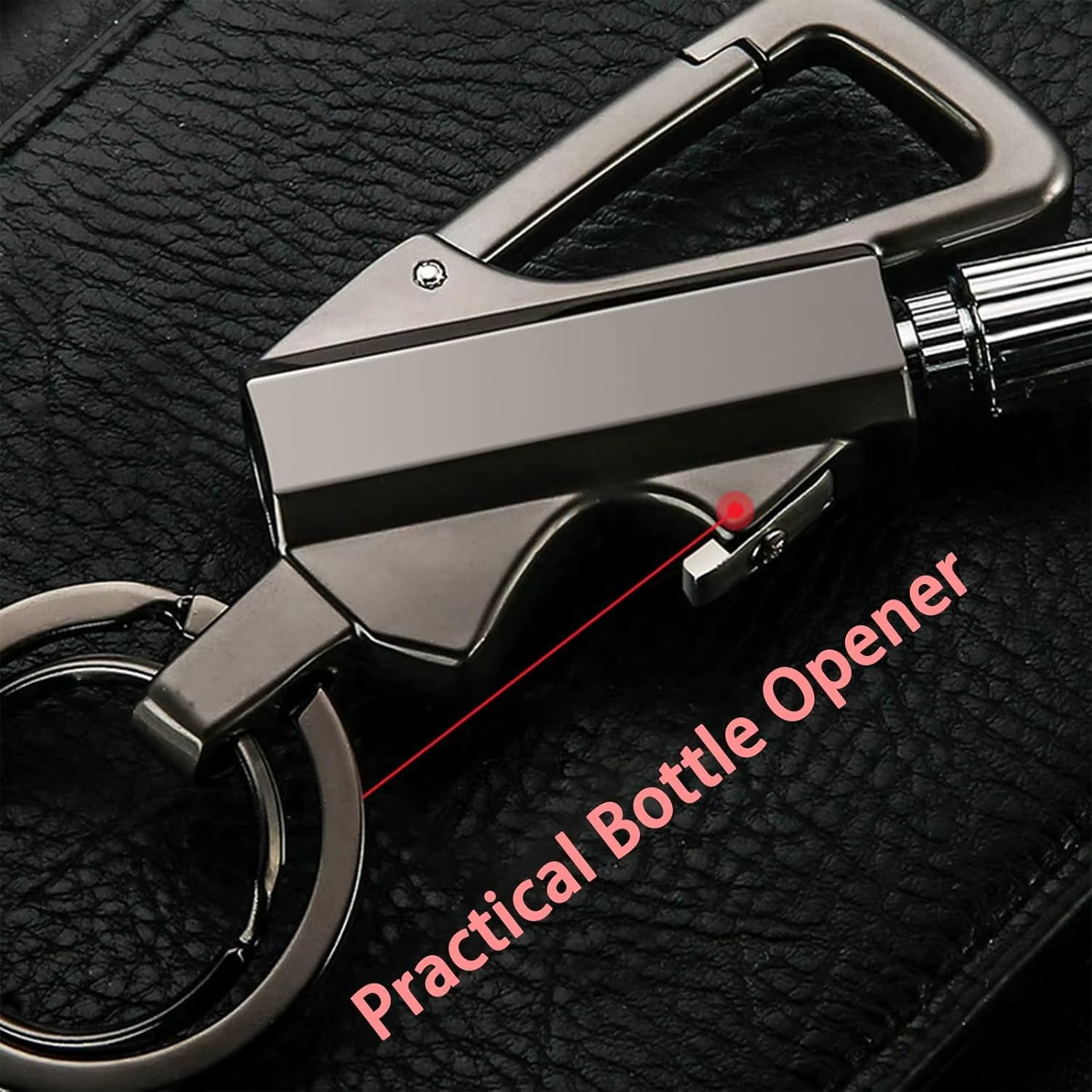 Ultimate Multi-Tool Permanent Match Lighter with Keychain Bottle Opener - Windproof & Waterproof Fire Starter for Outdoor Adventures