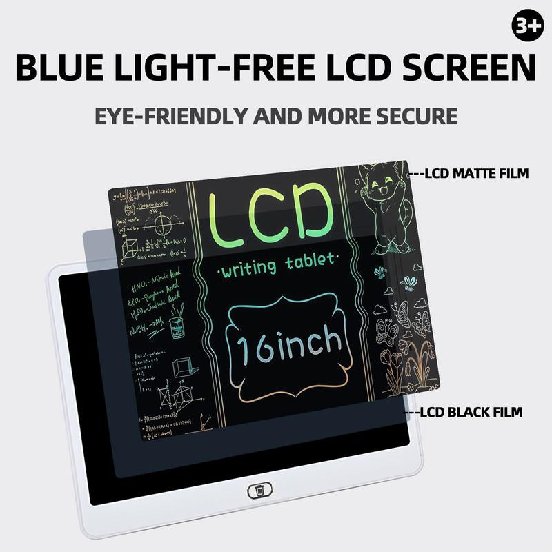 Revolutionize Your Creativity with the Large LCD Writing Tablet - Portable Erasable Digital Drawing Board for Teens and Adults, Perfect for Home, Office, and School!