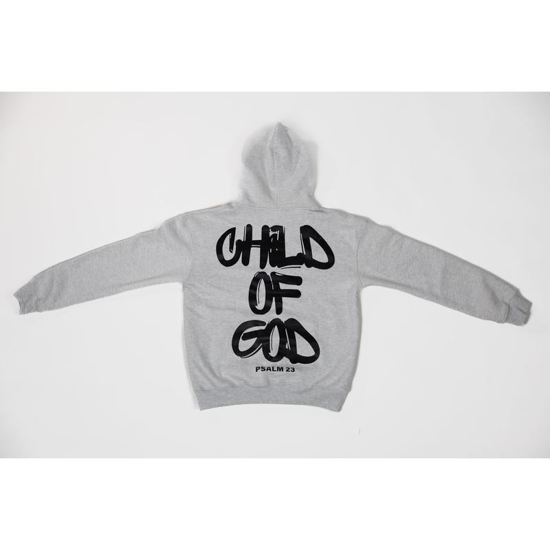 Floral Pattern Child of God Hoodie for Women - Long Sleeve, Comfortable Fit, Perfect for Casual Wear