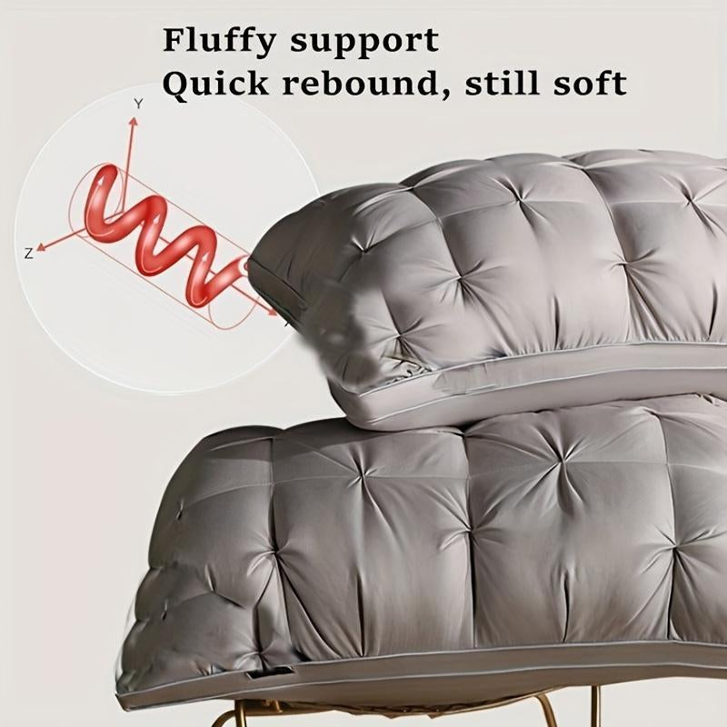 Indulge in 5-Star Luxury with Our Ultra-Soft Hypoallergenic Pillows - Perfect for All Sleep Positions!