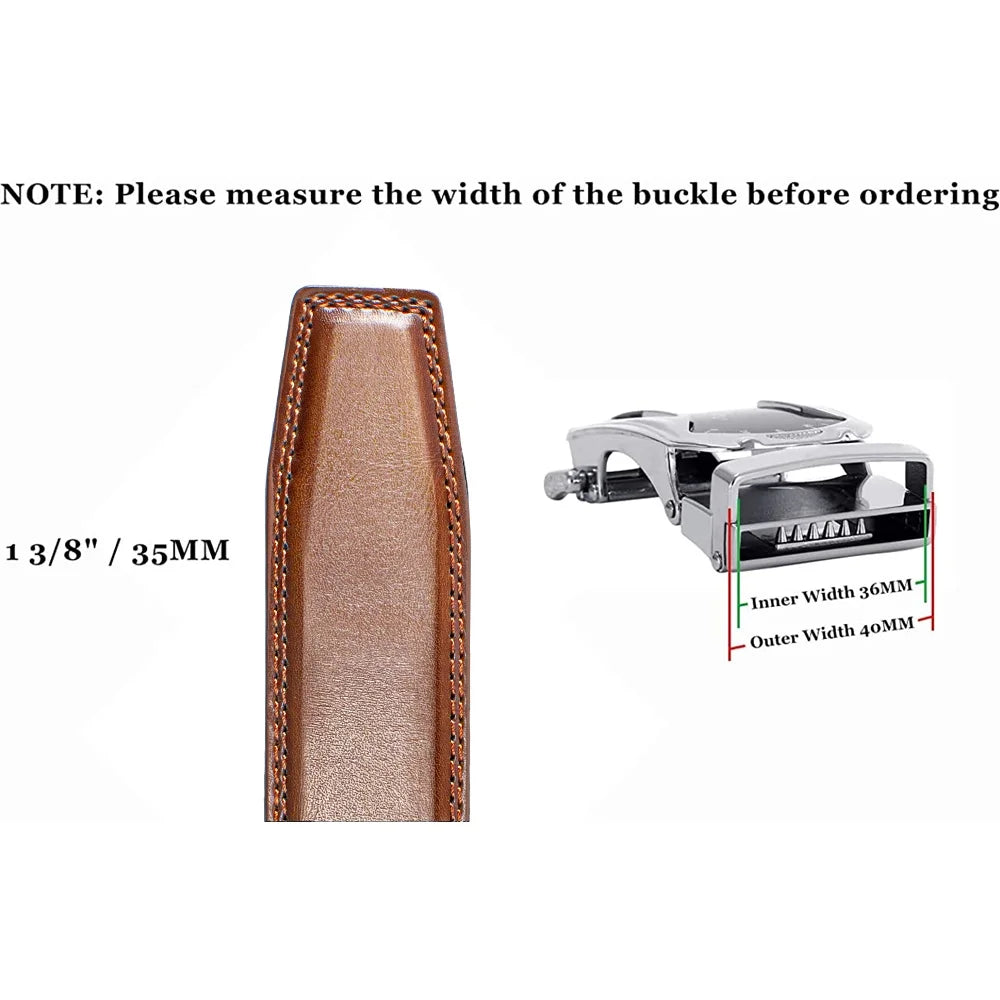 Mens Leather Belt Multiple Colors Automatic Available Belts Leisure Fashion Ratchet Belts for Men Pants Waistband