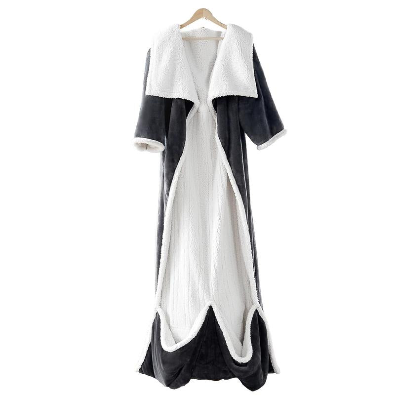 Stay Cozy All Winter Long with the Dailylife Wearable Electric Heated Blanket - Full Body Robe with Foot Pocket & Sleeves, 7 Heat Levels, Auto Shut-Off, and Machine Washable for Ultimate Comfort