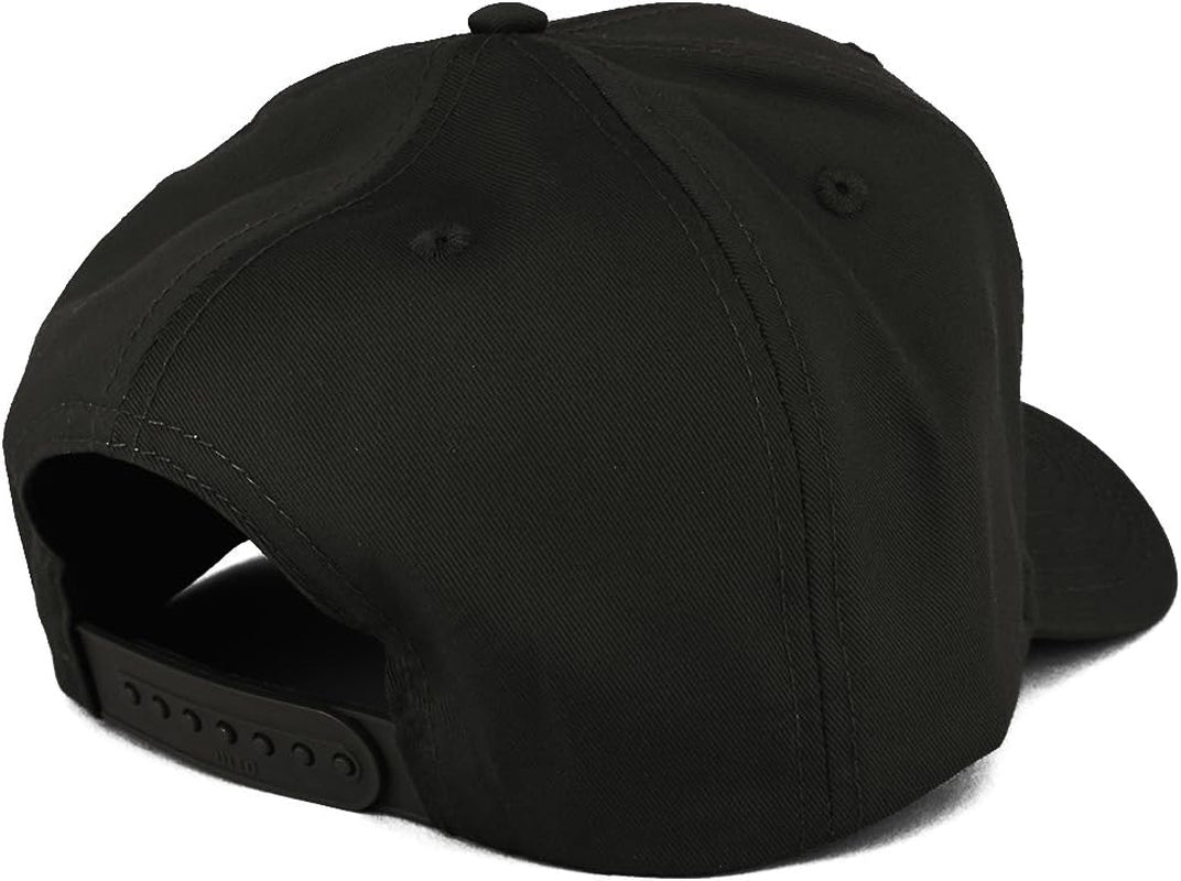 XXL Oversized High Crown Adjustable Solid Baseball Cap