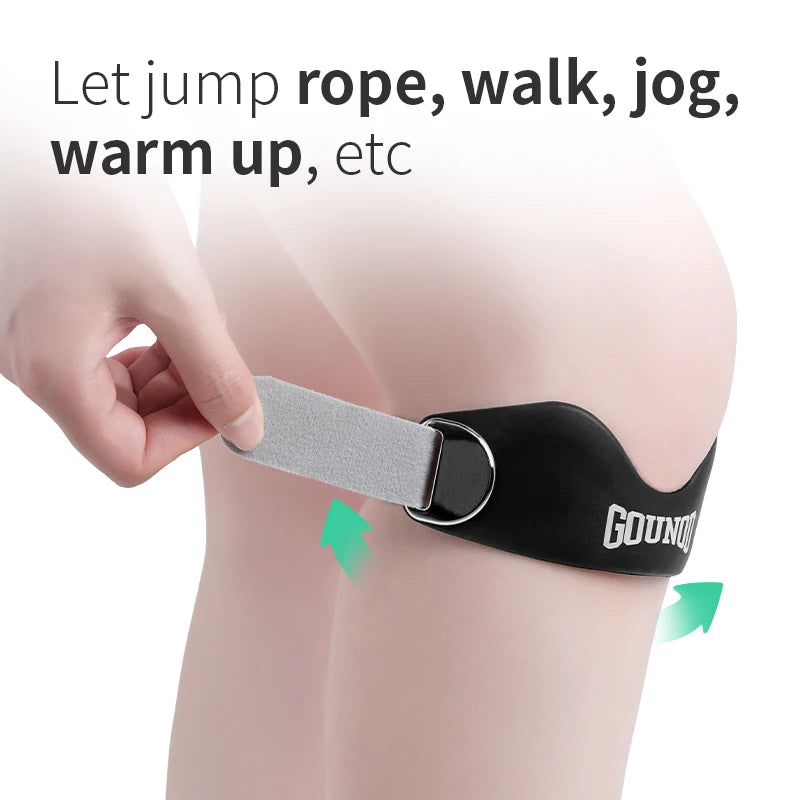 Ultimate Patella Tendon Knee Strap - Pain Relief and Support for Basketball Enthusiasts with Silicone Elasticity