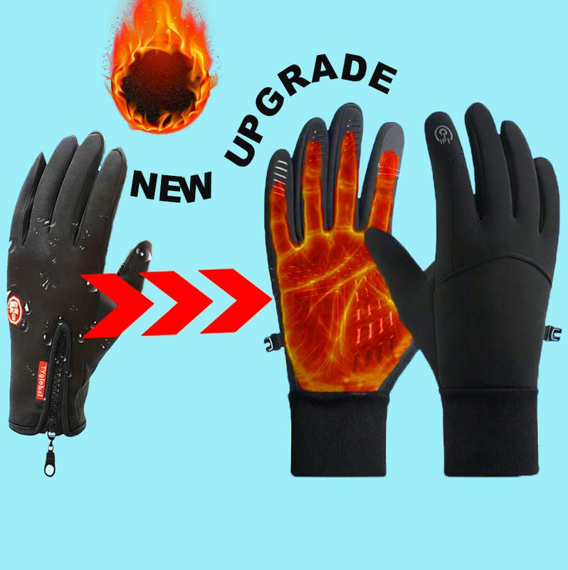 Professional Outdoor Winter Gloves with Touchscreen Capability and Windproof Full-Finger Design for Sports, Travel, and Everyday Use