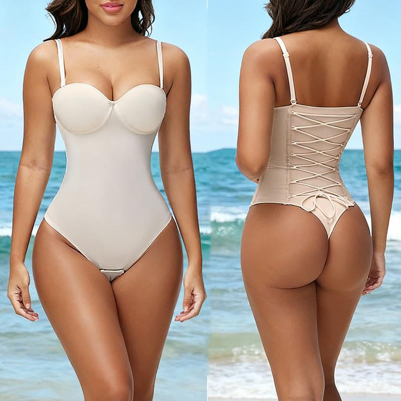Elevate Your Style with the JOSHINE SHAPER Large Cup Corset Bodysuit - Perfect for Spring & Summer Elegance!