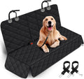Ultimate Dog Car Seat Cover - Waterproof, Non-Slip Back Seat Protector with Adjustable Straps for Cars, Trucks, and SUVs - Stylish Black Design