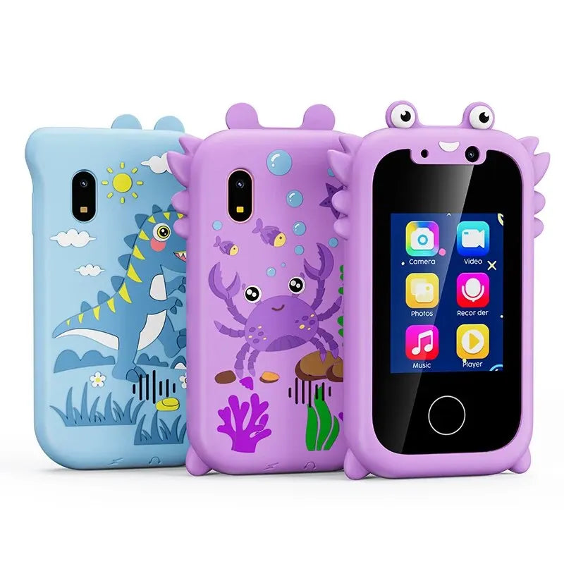 Discover the Fun of Learning with the Kids Smart Phone Educational Toy - A Musical Player with Dual Camera and Touchscreen!