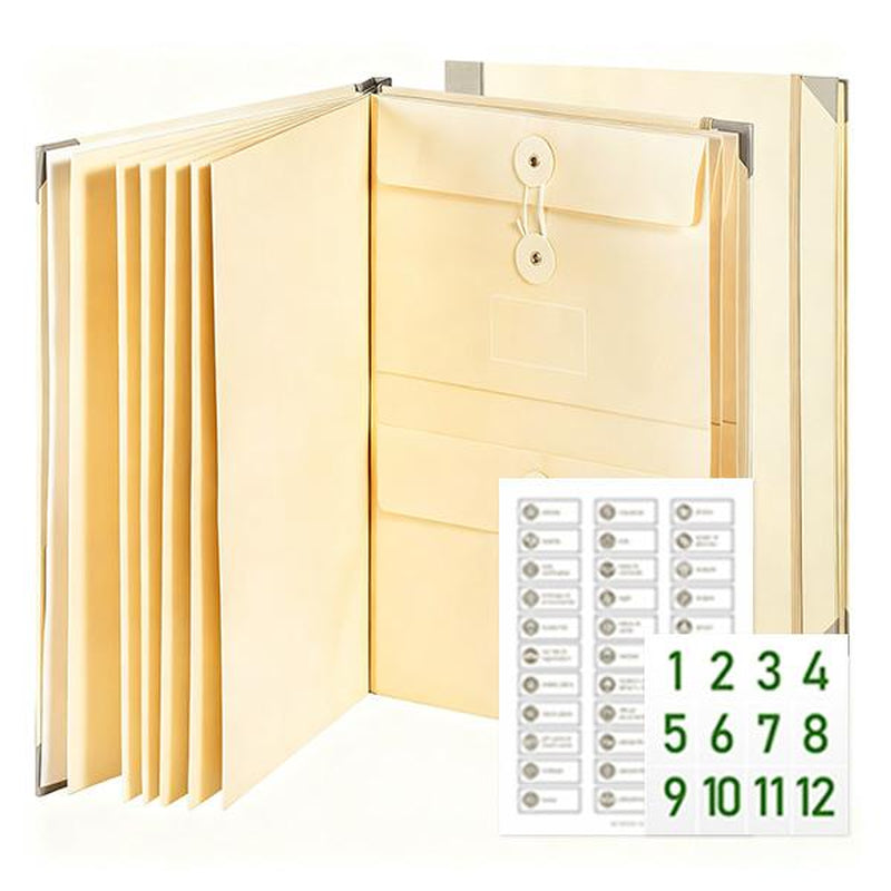 Ultimate Accordion File Organizer - Keep Your Important Documents Safe and Accessible!