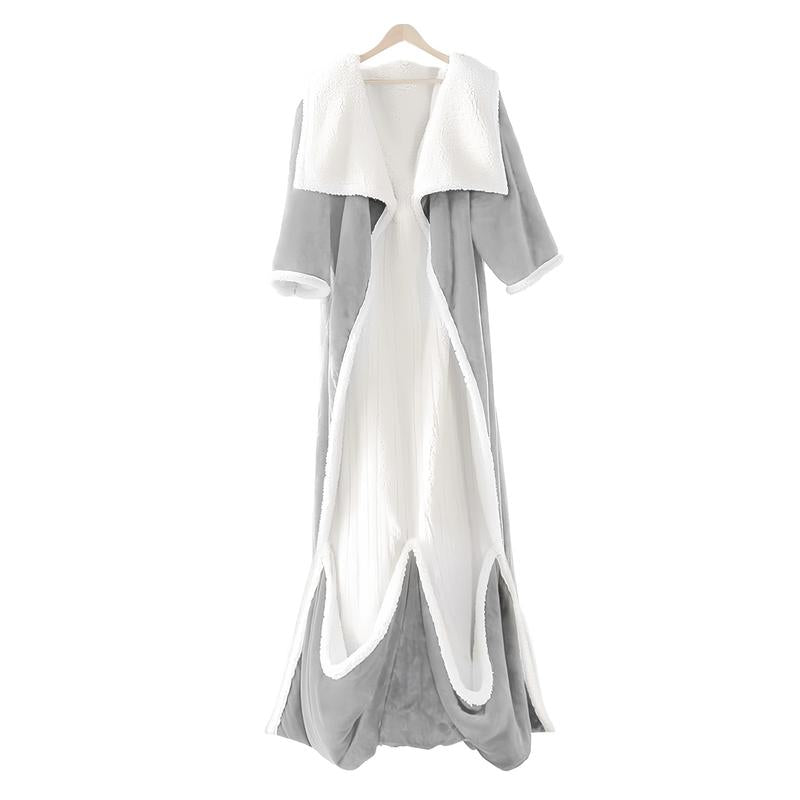 Stay Cozy All Winter Long with the Dailylife Wearable Electric Heated Blanket - Full Body Robe with Foot Pocket & Sleeves, 7 Heat Levels, Auto Shut-Off, and Machine Washable for Ultimate Comfort