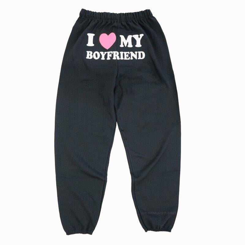 Heart My Boyfriend Sweatpants | Ideal Valentine's Day Gift for Him