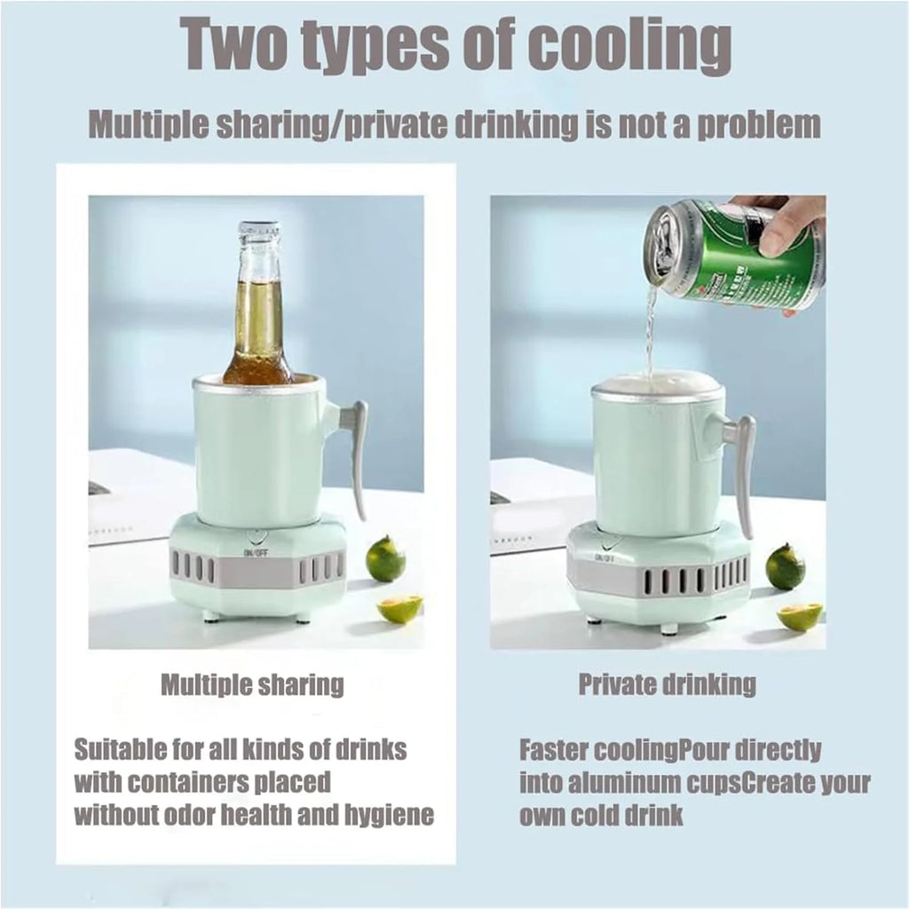 Quick Rink Portable Cooling Cup - The Ultimate Summer Beverage Chiller for Instant Refreshment