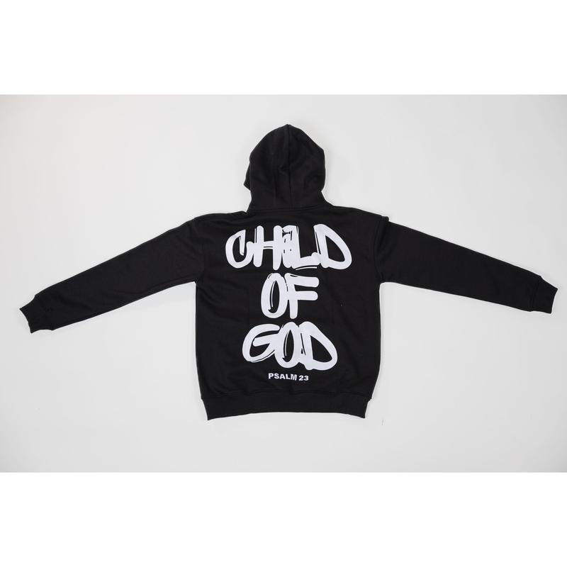 Floral Pattern Child of God Hoodie for Women - Long Sleeve, Comfortable Fit, Perfect for Casual Wear