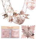 ® Set of 2 9Ft Baby Pink Garland Festive Hanging Decorations
