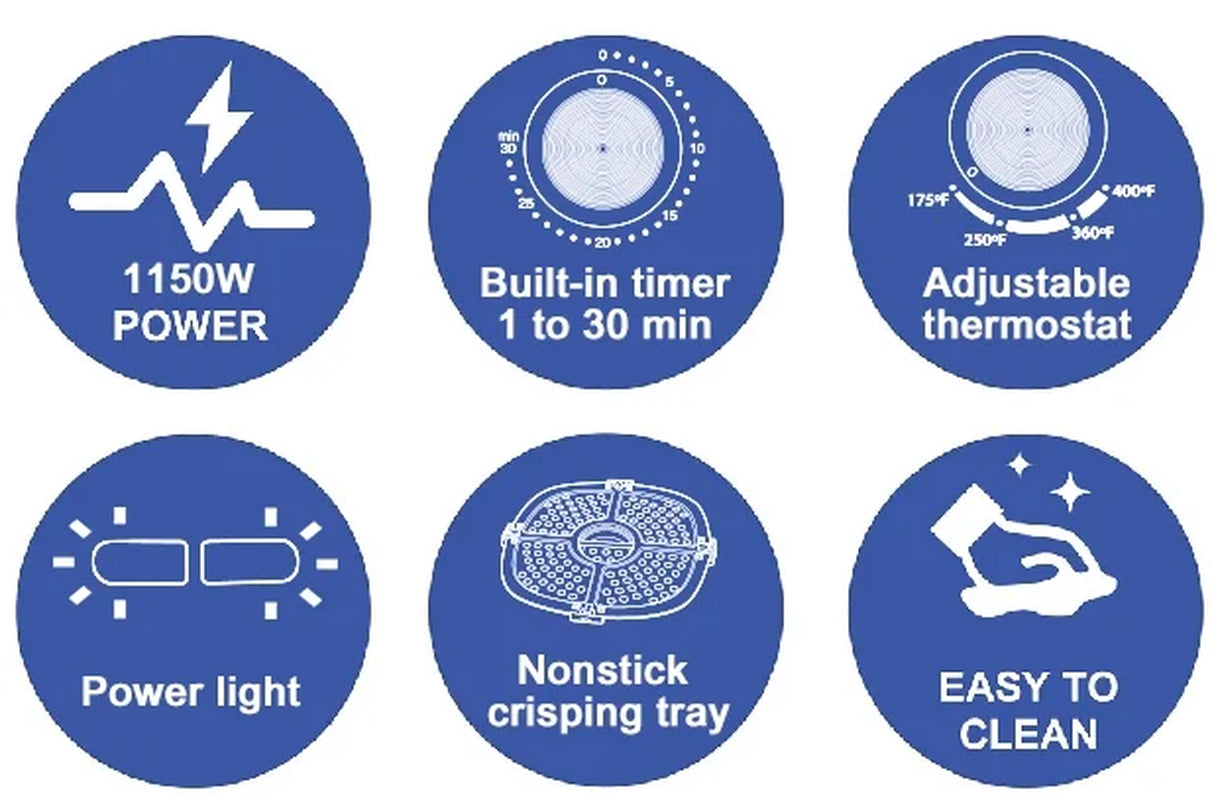 Compact 2.2 Qt Sage Green Air Fryer - Healthy Cooking with Automatic Shut-Off & Nonstick Convenience