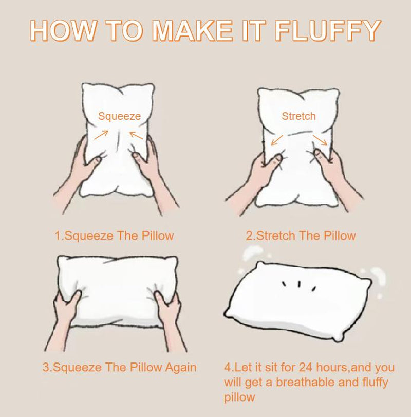 Indulge in 5-Star Luxury with Our Ultra-Soft Hypoallergenic Pillows - Perfect for All Sleep Positions!