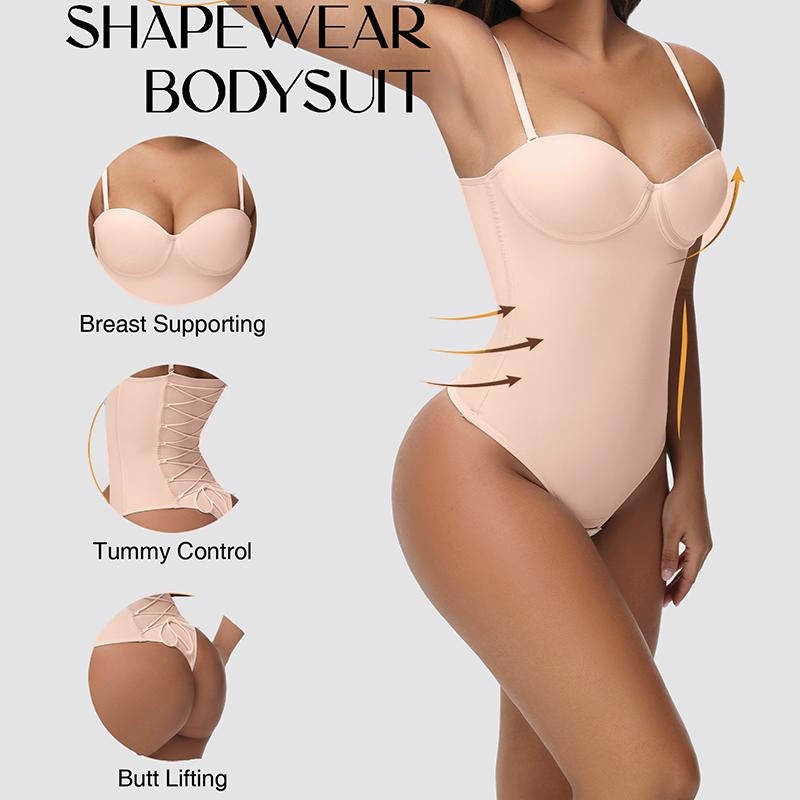 Elevate Your Style with the JOSHINE SHAPER Large Cup Corset Bodysuit - Perfect for Spring & Summer Elegance!