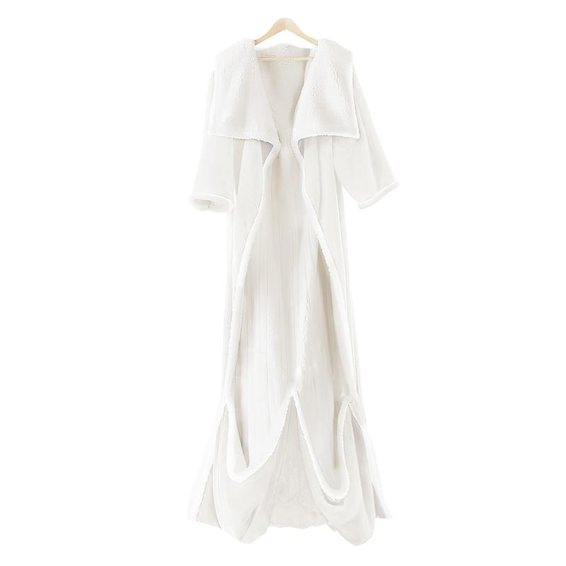 Stay Cozy All Winter Long with the Dailylife Wearable Electric Heated Blanket - Full Body Robe with Foot Pocket & Sleeves, 7 Heat Levels, Auto Shut-Off, and Machine Washable for Ultimate Comfort