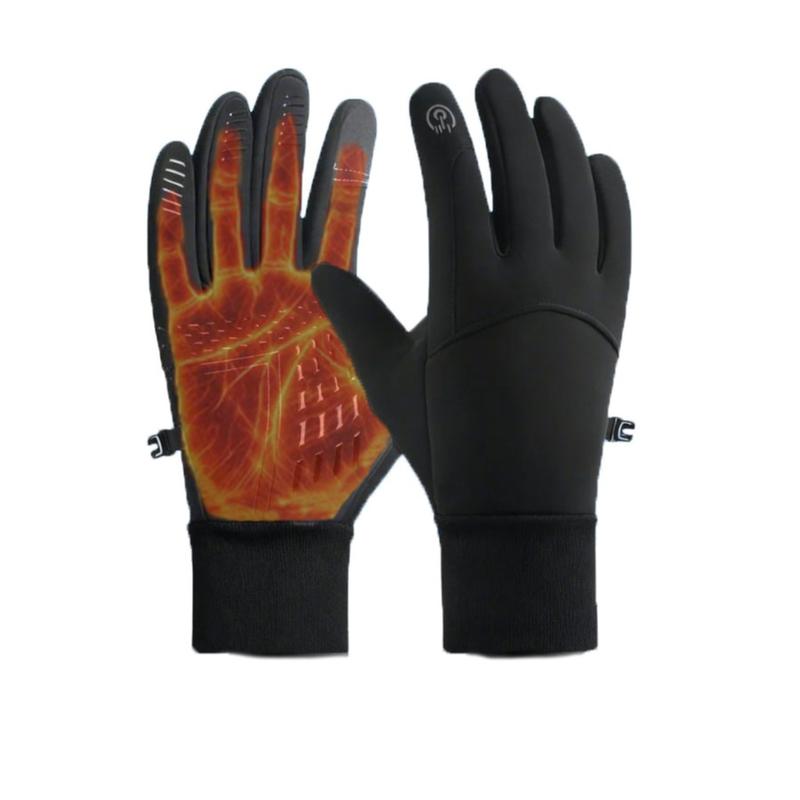 Professional Outdoor Winter Gloves with Touchscreen Capability and Windproof Full-Finger Design for Sports, Travel, and Everyday Use