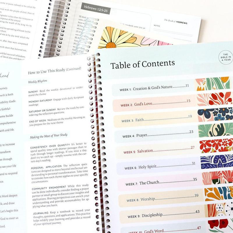The Bible in a Year: A Comprehensive 52-Week Exploration of Scripture