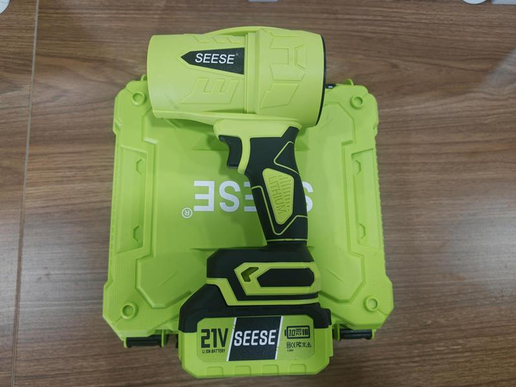 SEESE Turbo Jet Blower - High-Performance Cordless Handheld Blower for Snow and Leaves, Lightweight Design for Effortless Operation, Ideal for Automotive Drying and Gift Giving