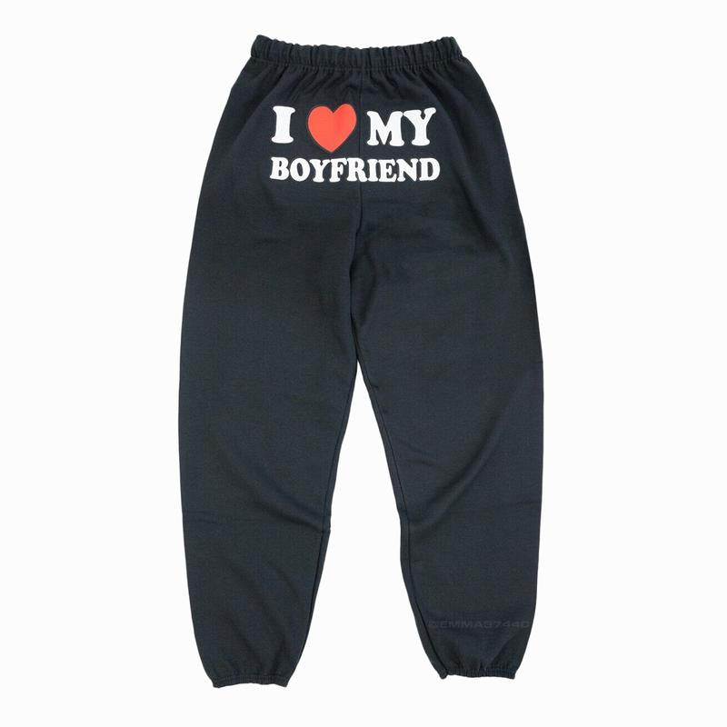 Heart My Boyfriend Sweatpants | Ideal Valentine's Day Gift for Him
