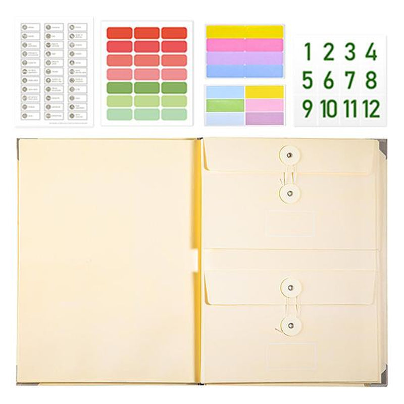 Ultimate Accordion File Organizer - Keep Your Important Documents Safe and Accessible!