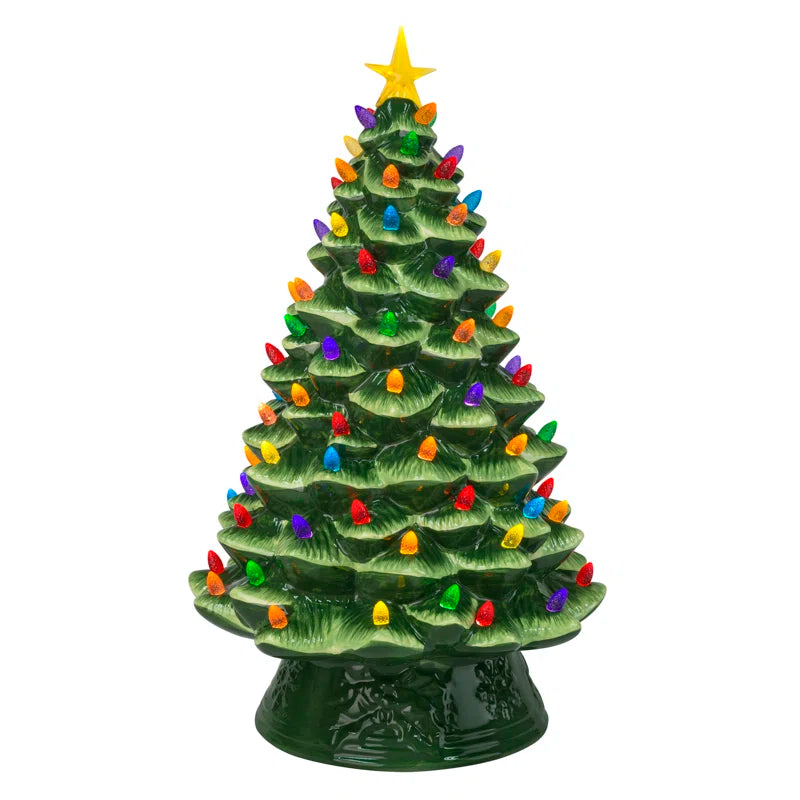 Nostalgic Ceramic Tree - Green
