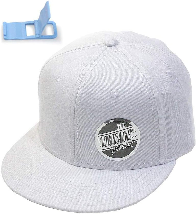 Classic Plain Cotton Twill Adjustable Flat Bill Snapback Caps